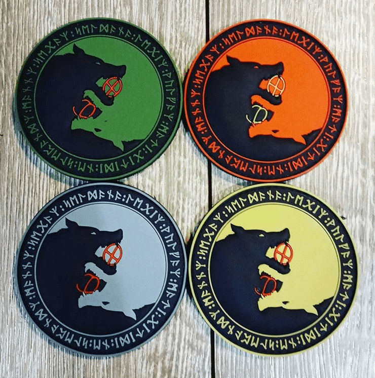 Патч из ПВХ Фенрир Loki Tactial Gear