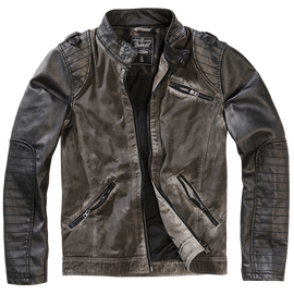  Кожаная куртка Brent Co-Pu Jacket Brandit изображение 1 