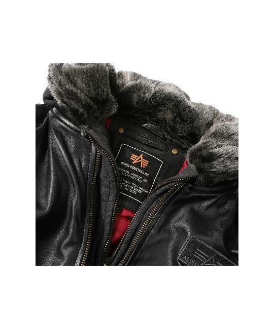  Куртка MA-1 D Tec Leather Alpha Industries изображение 4 