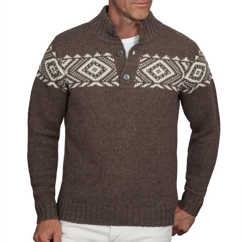 Свитер Norwegian Button Neck Woolmark