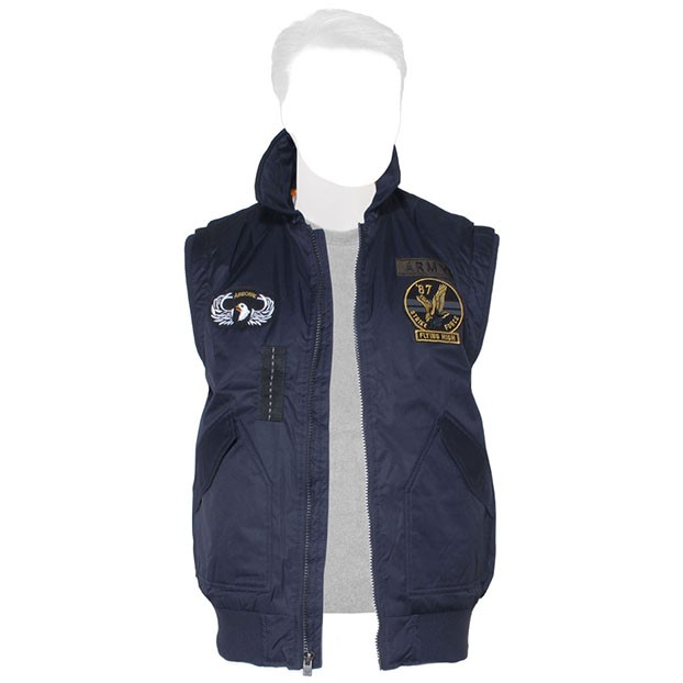 Жилет утеплённый Flight Vest Fur W/Patches X-Ray