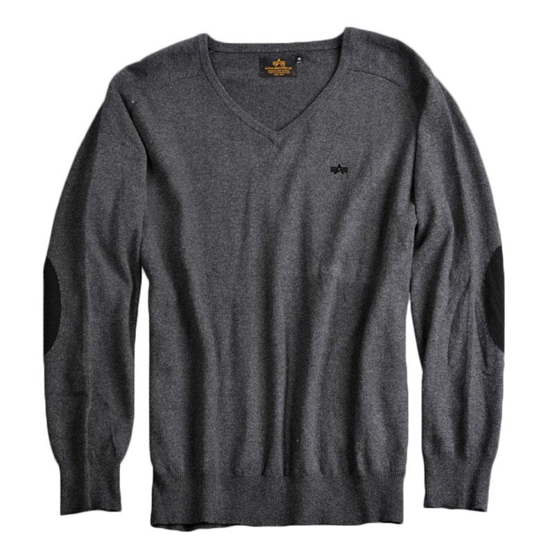 Свитер V-Neck Knit Alpha Industries