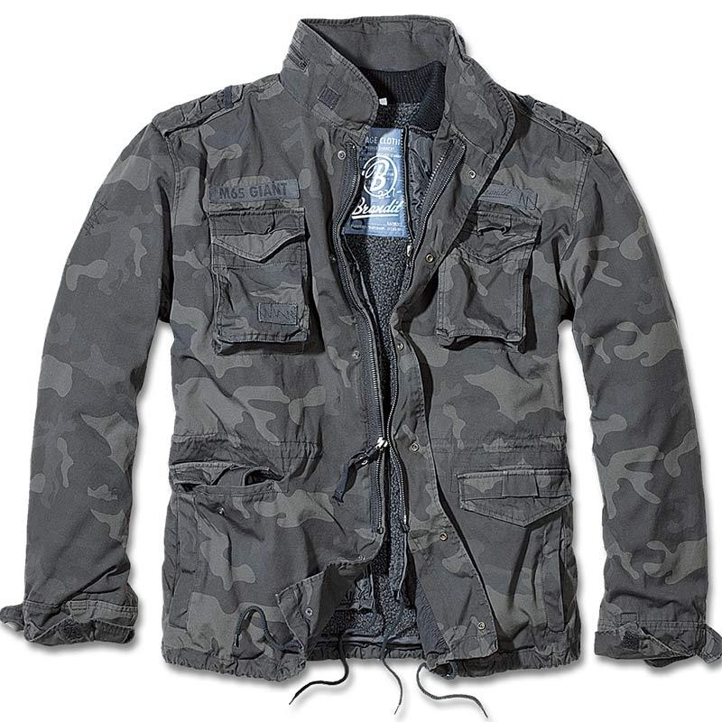 Куртка M65 с подстёжкой Giant Brandit dark camo