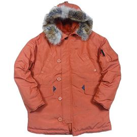 Куртка с мехом N3B Oxford Nord Storm APRICOT/ORANGE