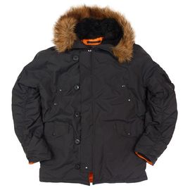 Куртка с мехом N3B Oxford Nord Storm GreyBlack