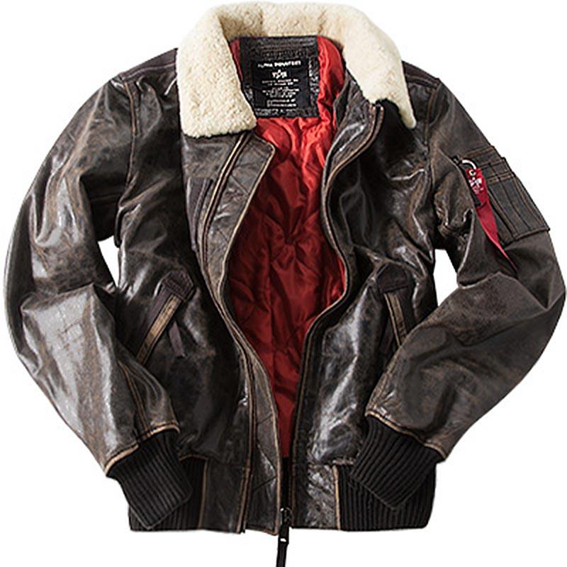 Куртка Injector III Leather Alpha Industries