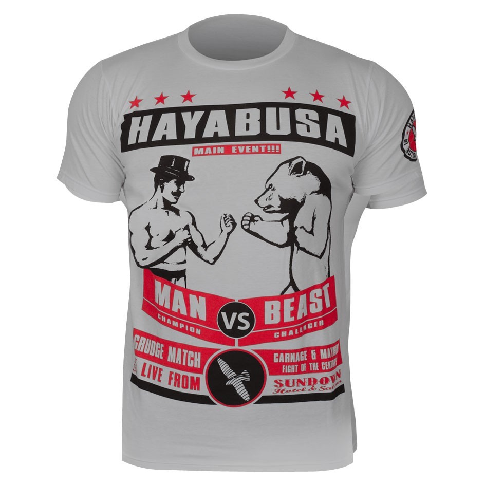 Футболка Hayabusa Gentleman vs Beast T-Shirt - Grey