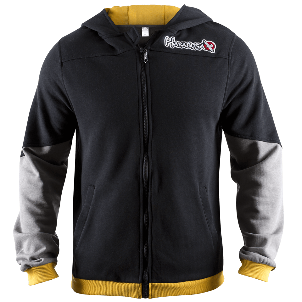 Олимпийка Hayabusa Wingback Hoodie Black/Grey/Yellow