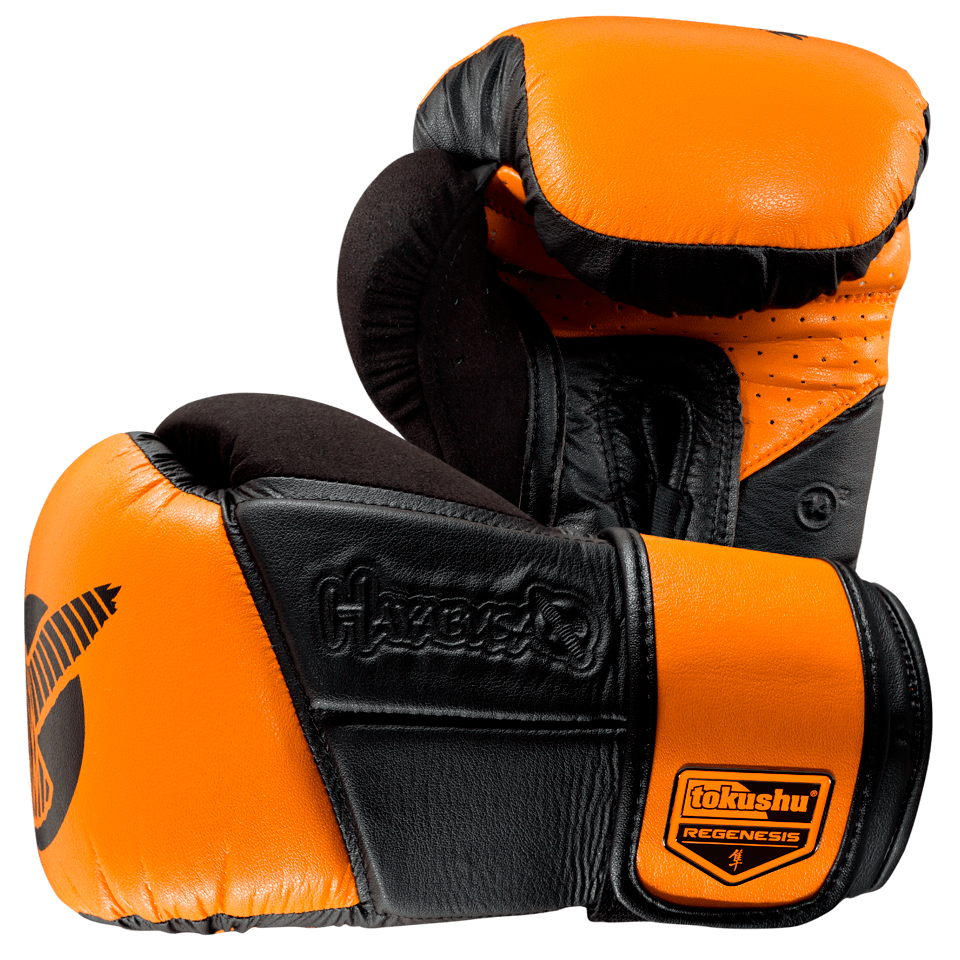 Перчатки боксерские Hayabusa Tokushu® Regenesis 14oz Gloves Black / Orange