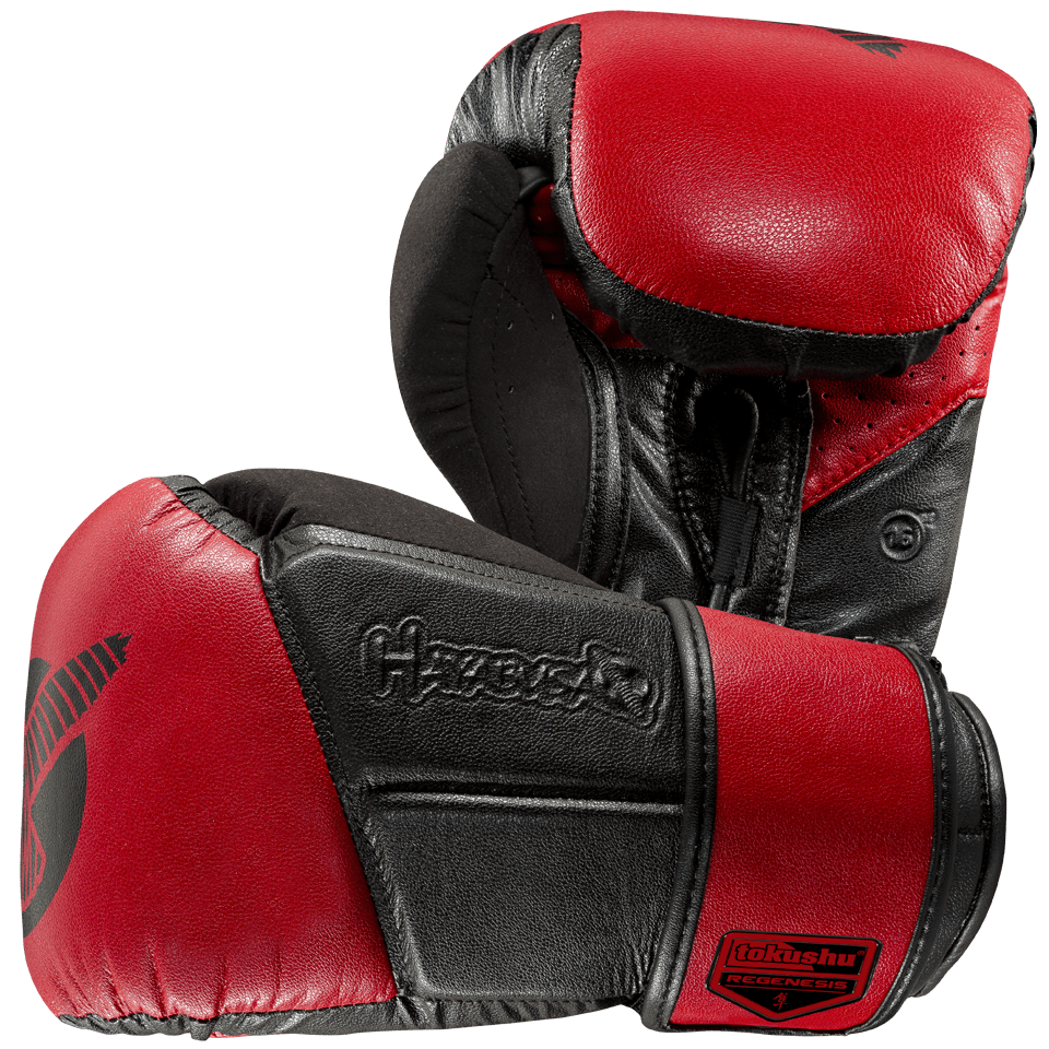 Перчатки боксерские Hayabusa Tokushu® Regenesis 16oz Gloves Black / Red
