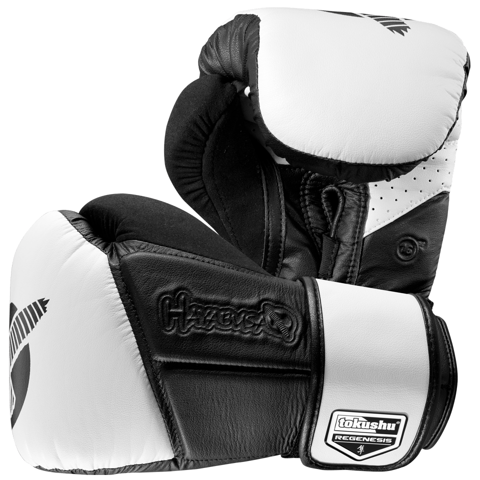 Перчатки боксерские Hayabusa Tokushu Regenesis 16oz Gloves Black / White