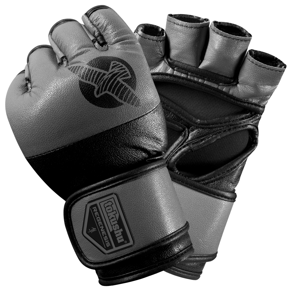 Перчатки ММА Hayabusa Tokushu® Regenesis 4oz MMA Gloves Black / Grey