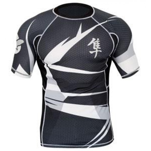 Рашгард Hayabusa Metaru Black/White S/S