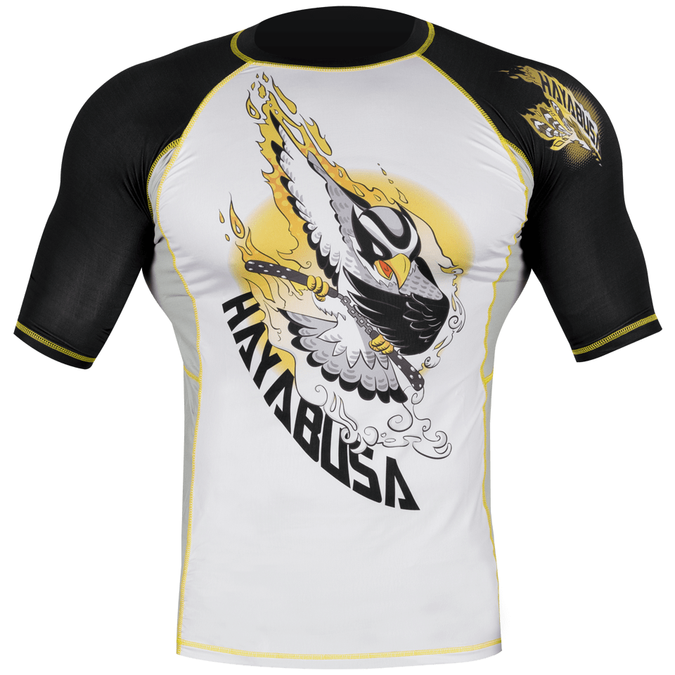 Рашгард Hayabusa Ninja Falcon Black /Yellow S/S