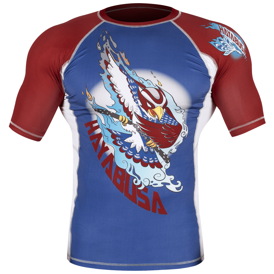 Рашгард Hayabusa Ninja Falcon Blue/Red S/S