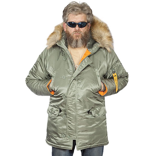 Аляска с мехом N-3B HUSKY SlimFit Apolloget