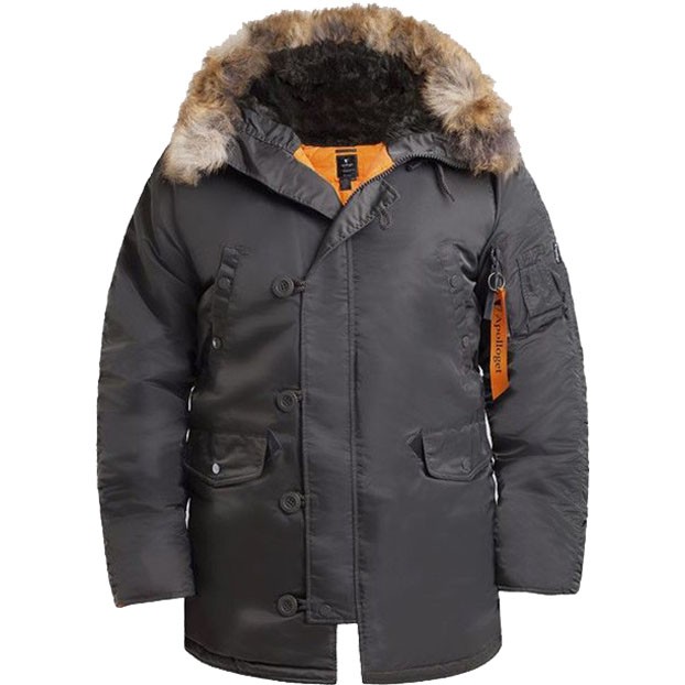 Парка-аляска с мехом N-3B HUSKY SlimFit Apolloget