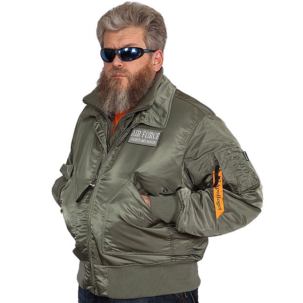 Бомбер мужской Air Force Olive Apolloget