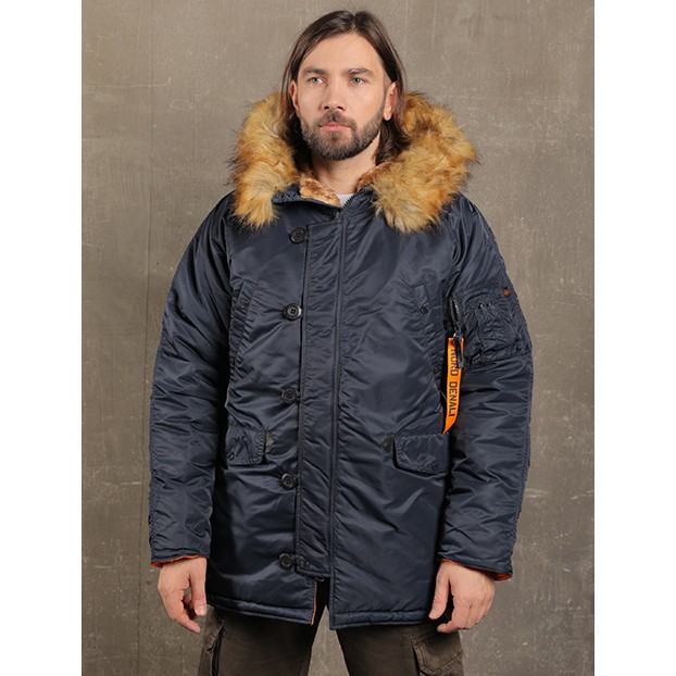 Мужская аляска HUSKY rep.blue/orange NORD DENALI
