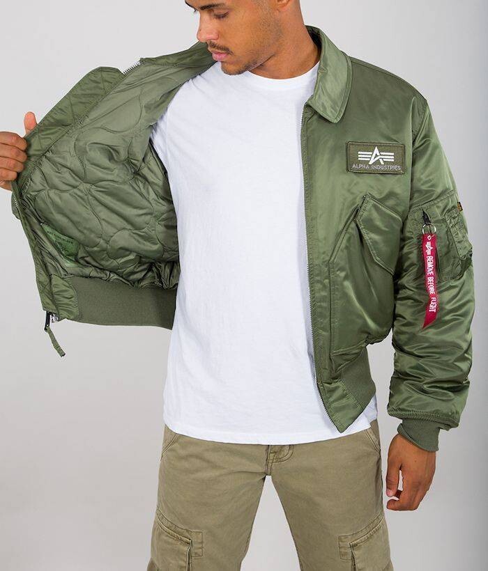 КУРТКА-БОМБЕР ALPHA INDUSTRIES CWU 45/P
