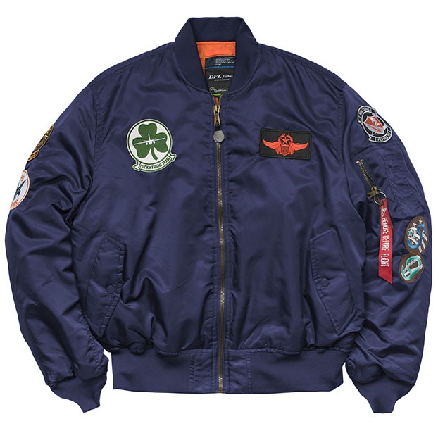 Мужской бомбер-пилот MA-1 PATCH DAFEYLI