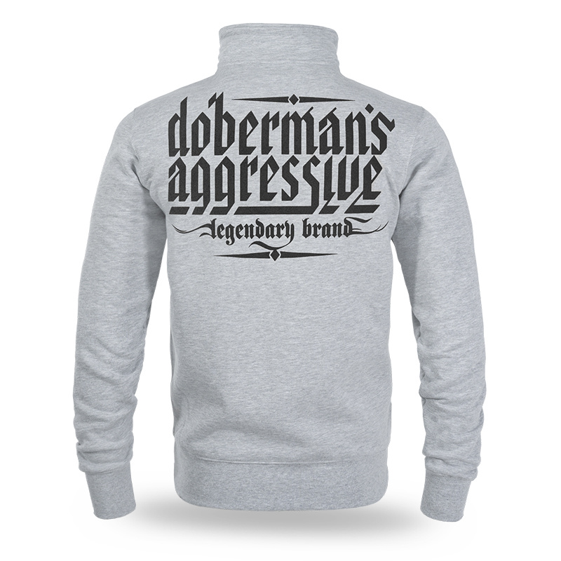 Толстовка на молнии без капюшона  LOGO  DOBERMAN'S AGGRESSIVE