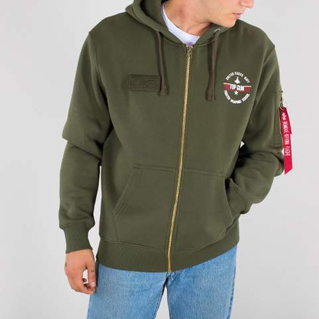 Толстовка Top Gun Zip Alpha Industries