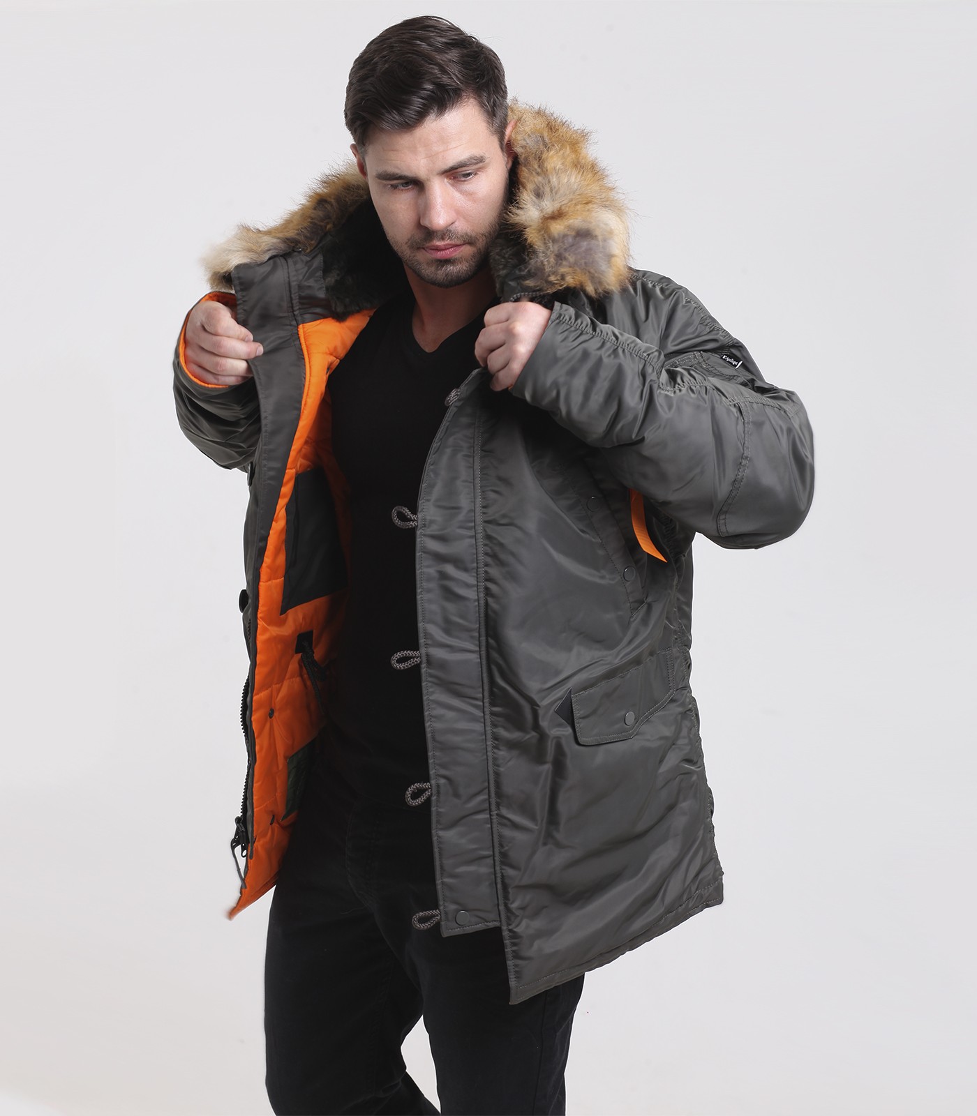 Куртка аляска N3B Husky Storm Nord Storm Beluga