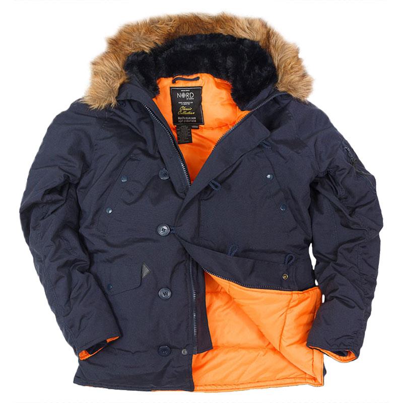 Куртка N3B Oxford Nord Storm Blue Orange