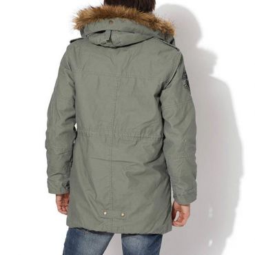  Удлиненная парка на осень для мужчины Hooded Fishtail III Alpha Industries изображение 2 