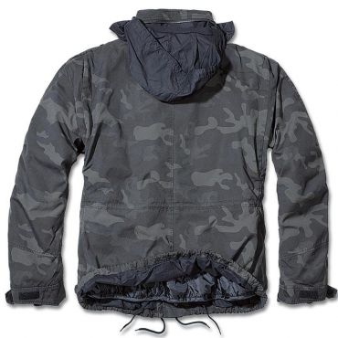  Мужская осенная куртка с мехом M65 Giant Brandit dark camo изображение 2 