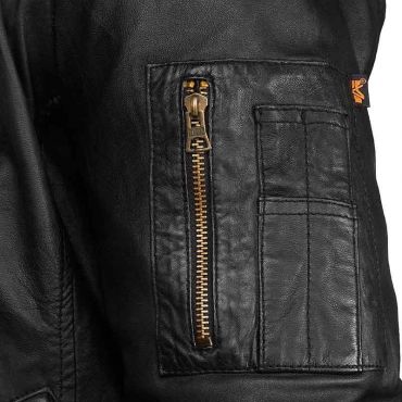  Куртка MA-1 Light Weight Leather Alpha Industries изображение 2 