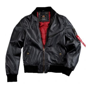  Кожаная куртка  MA-1 VF Leather Alpha Industries изображение 1 