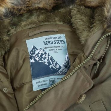  Аляска для военнослужащих N3B Oxford Nord Denali Storm Gothic Olive изображение 2 