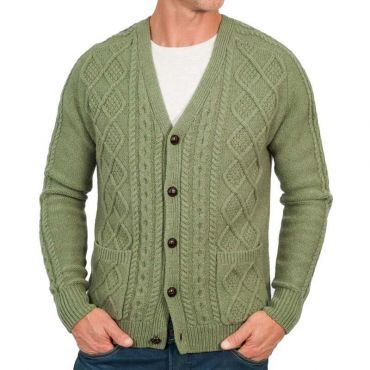  Свитер Lambswool Cable V-Neck Woolmark изображение 1 