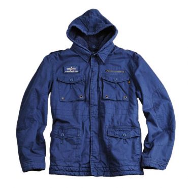 Осенняя куртка с мехом Rod Alpha Industries rep. blue изображение 1 