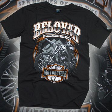  Черная футболка Motodivision Белояр изображение 1 
