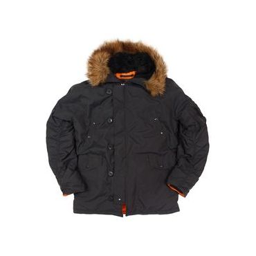  Куртка с мехом N3B Oxford Nord Storm GreyBlack изображение 1 