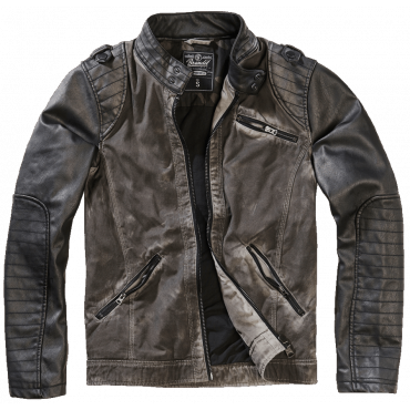  Кожаная куртка Brent Co-Pu Jacket Brandit изображение 1 