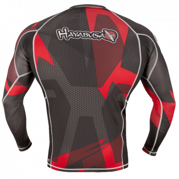  Рашгард Hayabusa Metaru Rashguard Black/Red L/S изображение 2 