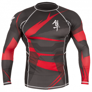  Рашгард Hayabusa Metaru Rashguard Black/Red L/S изображение 1 