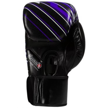  Перчатки боксерские Hayabusa Ikusa Charged 10oz Black/Purple изображение 2 