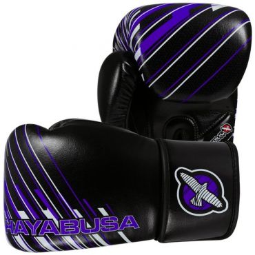  Перчатки боксерские Hayabusa Ikusa Charged 10oz Black/Purple изображение 1 