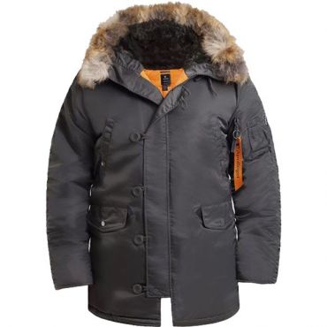  Парка-аляска с мехом N-3B HUSKY SlimFit Apolloget изображение 1 