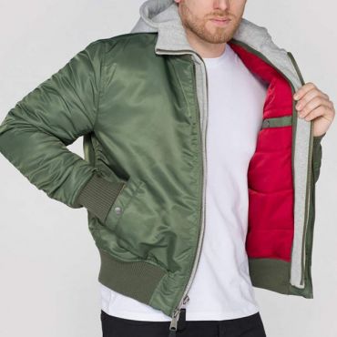  Куртка оливковая MA-1 D-Tec Alpha Industries изображение 2 