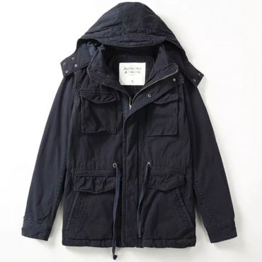  Мужская парка c капюшоном Soldier Armed Forces Black изображение 1 