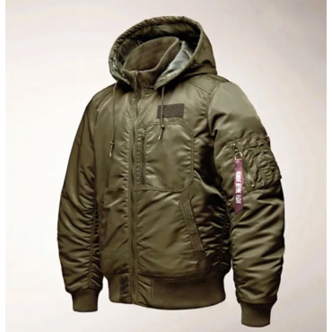  Бомбер  мужской MA-1 HOODED Alpha Industries изображение 2 