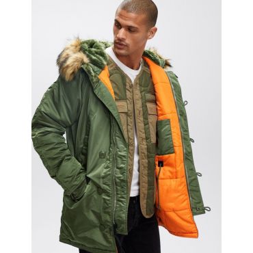  Аляска Slim Fit N-3B Parka Alpha Industries изображение 1 