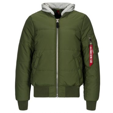  Осенняя куртка зеленого цвета MA-1 Natus Quilted Alpha Industries изображение 1 