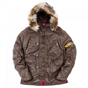  Аляска N3B Tight Husky II Nord Storm Brown/Red изображение 2 